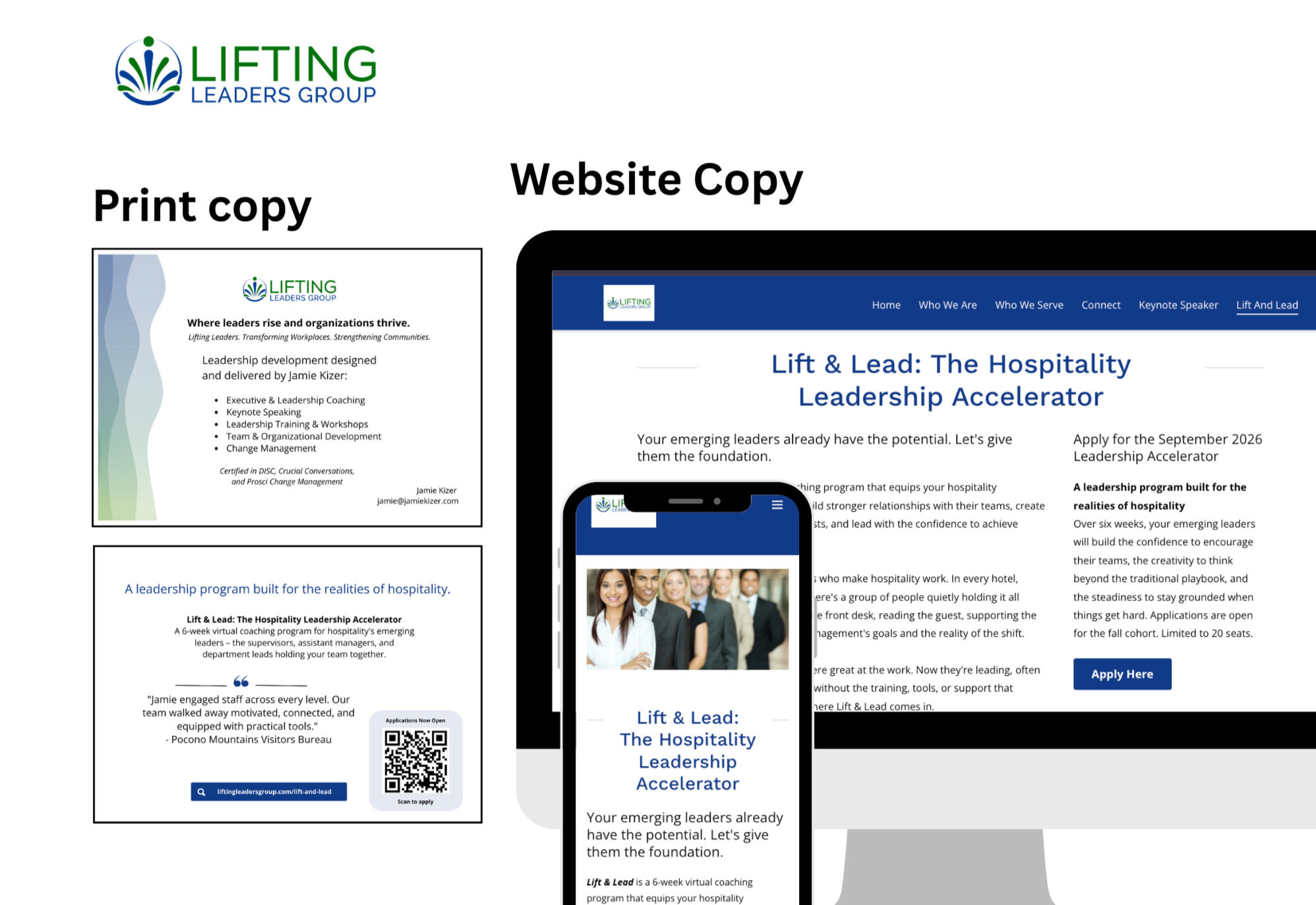 Lifting Leaders Copy Sample Case Study project
